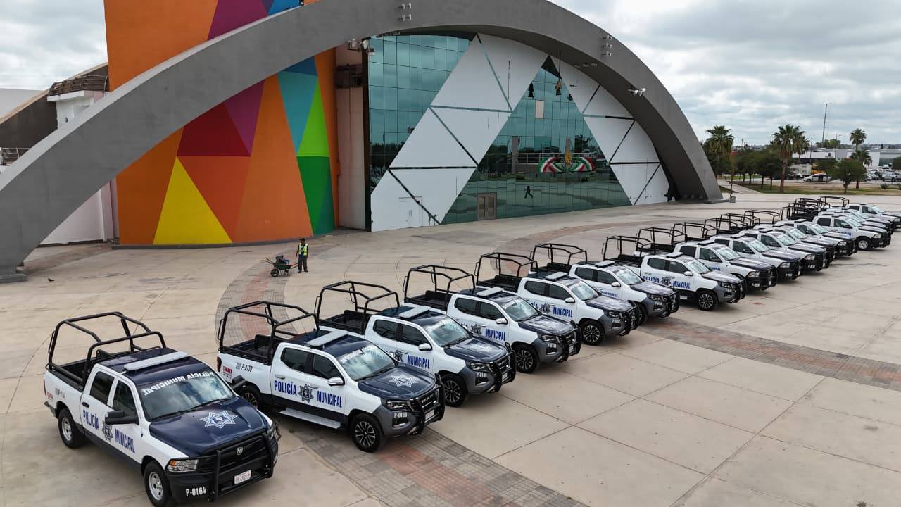 INVIERTE MUNICIPIO 16.6 MDP EN 17 UNIDADES Y ARMAMENTO PARA REFORZAR LA SEGURIDAD EN ACUÑA