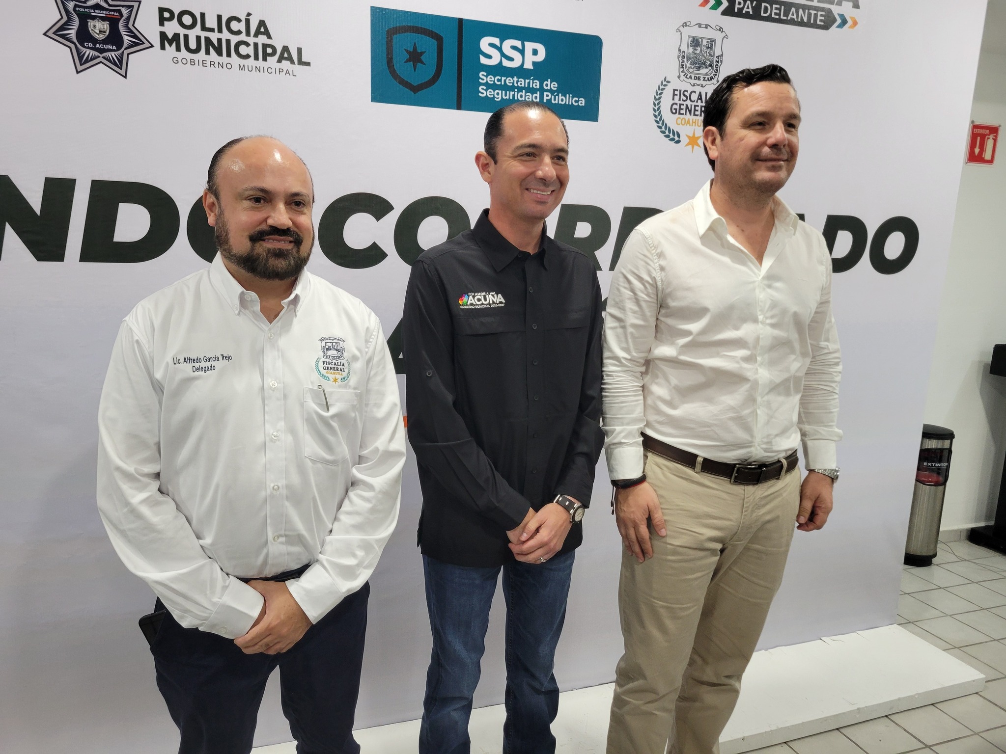 Participa el presidente municipal en reunión de seguridad en Acuña