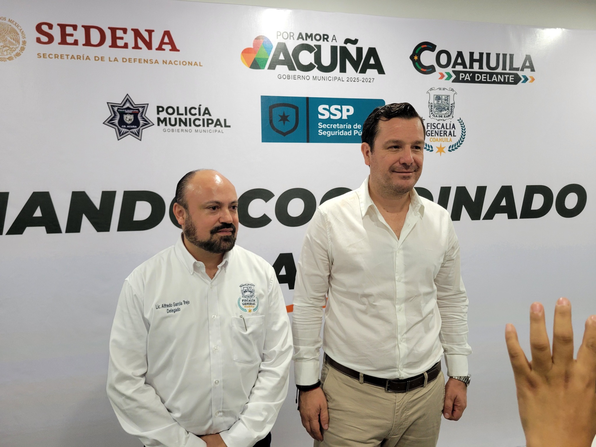 Participa el presidente municipal en reunión de seguridad en Acuña