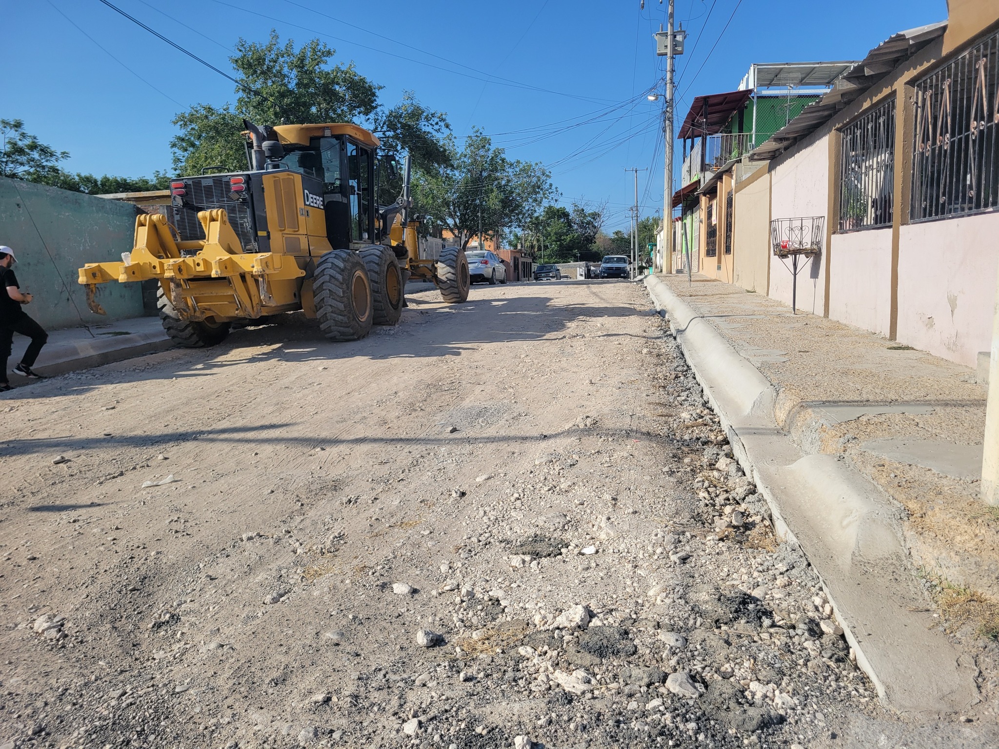 Presidencia Municipal de Acuña arranca pavimentación en colonia La Rivera