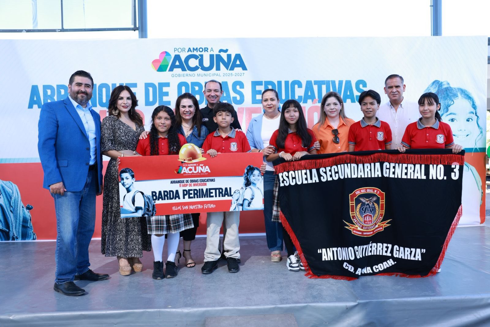 ARRANCA EMILIO DE HOYOS CICLO ESCOLAR CON INVERSIÓN HISTÓRICA DE 11 MILLONES DE PESOS EN 17 OBRAS EDUCATIVAS