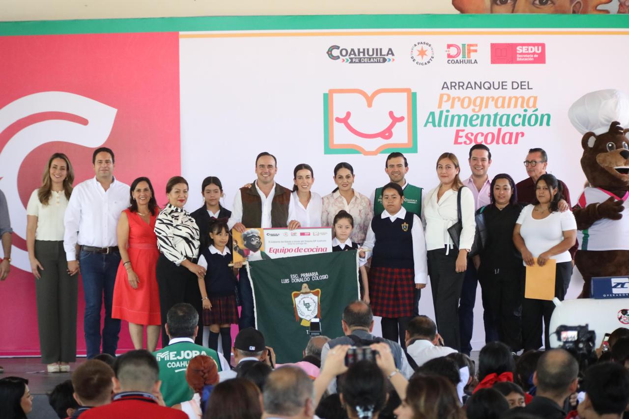 ARRANCAN PROGRAMA DE ALIMENTACIÓN ESCOLAR EN MÁS DE MIL ESCUELAS EN COAHUILA