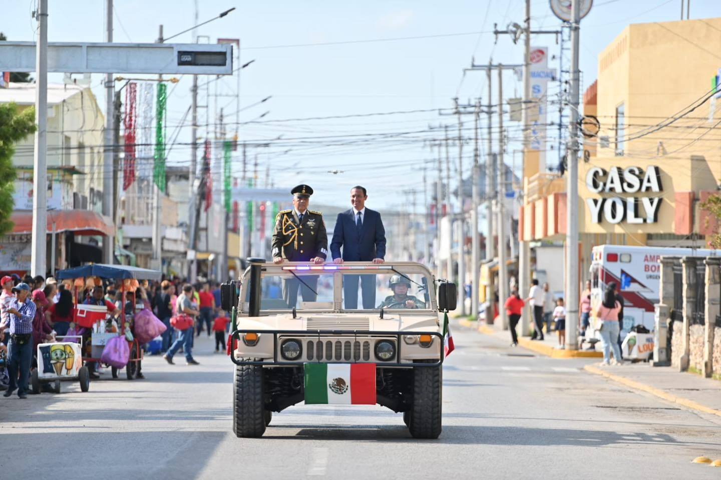 CEREMONIA CÍVICA Y DESFILE DEL 16 DE SEPTIEMBRE EN CONMEMORACIÓN DEL 215 ANIVERSARIO DE LA INDEPENDENCIA DE MÉXICO