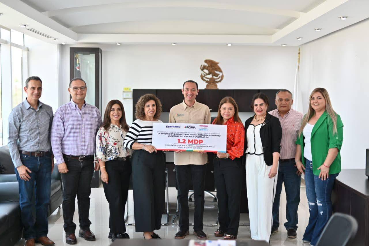 JUNTOS PRESIDENCIA MUNICIPAL DE ACUÑA Y LA FUNDACIÓN GUTIÉRREZ IMPULSAN LA EDUCACIÓN