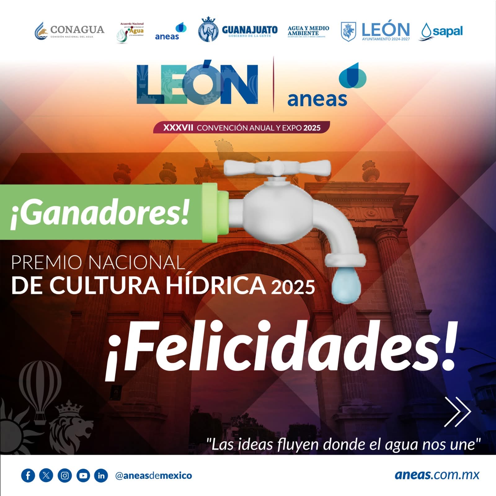 ¡Les presentamos a los ganadores del Premio Nacional de Cultura Hídrica 2025!