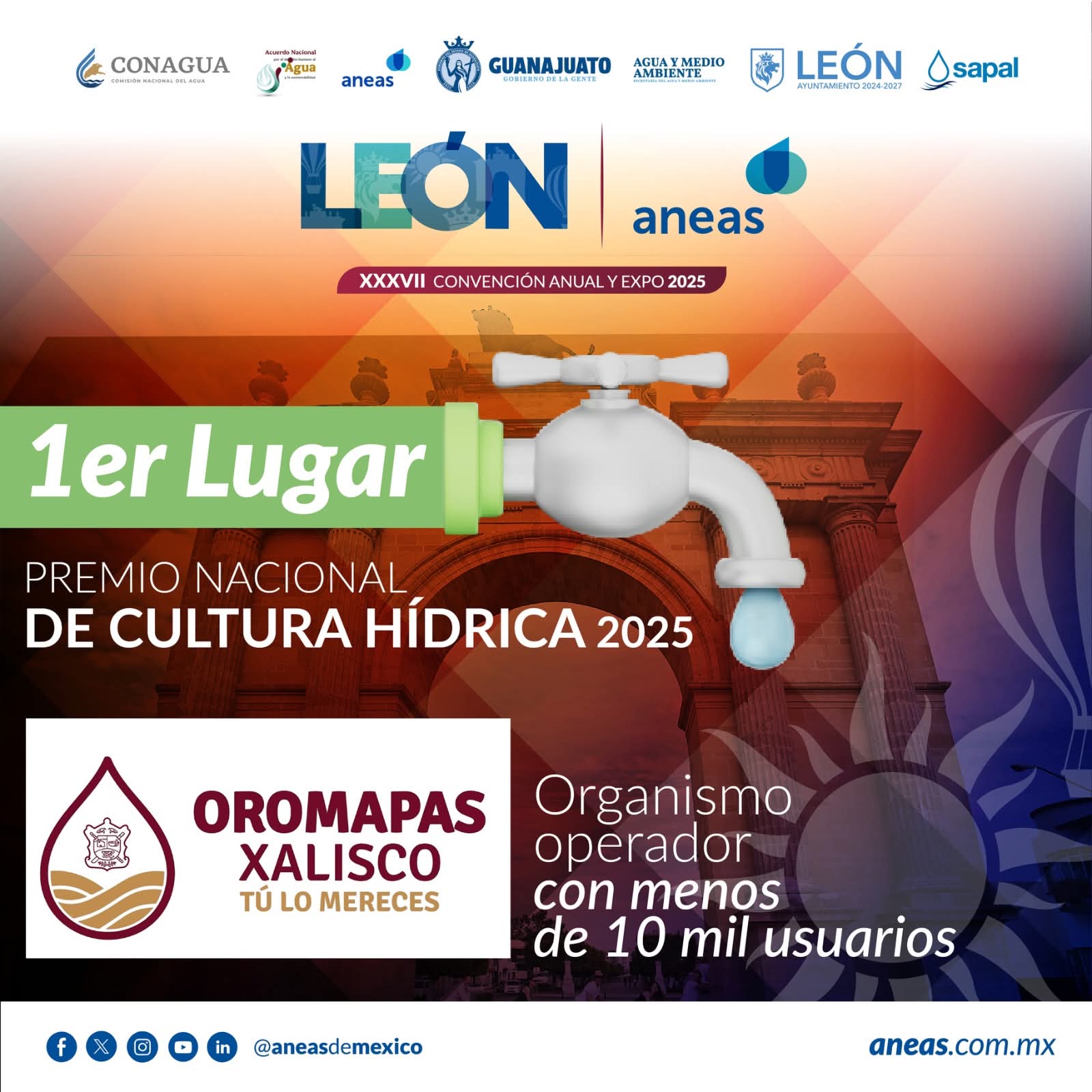 ¡Les presentamos a los ganadores del Premio Nacional de Cultura Hídrica 2025!
