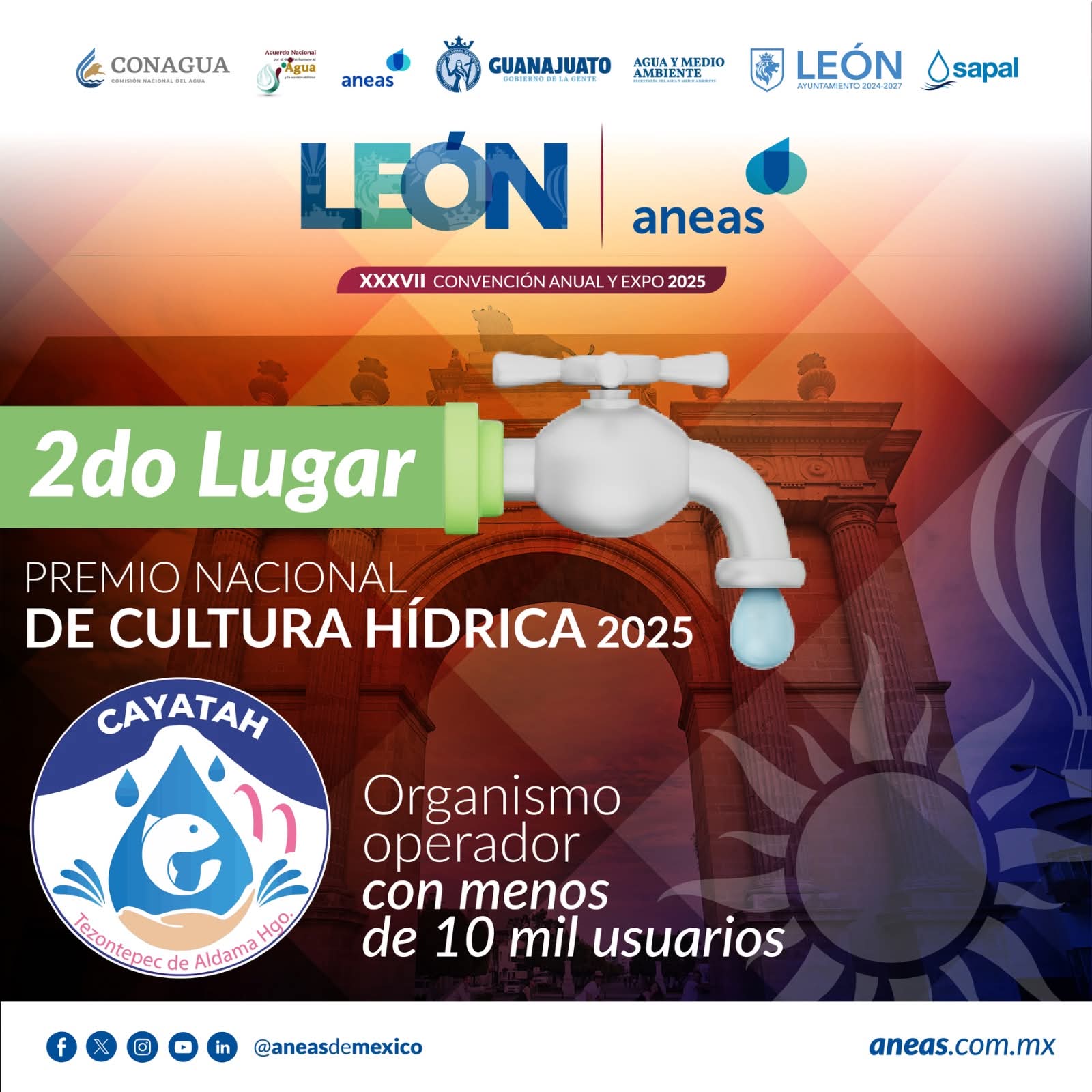 ¡Les presentamos a los ganadores del Premio Nacional de Cultura Hídrica 2025!