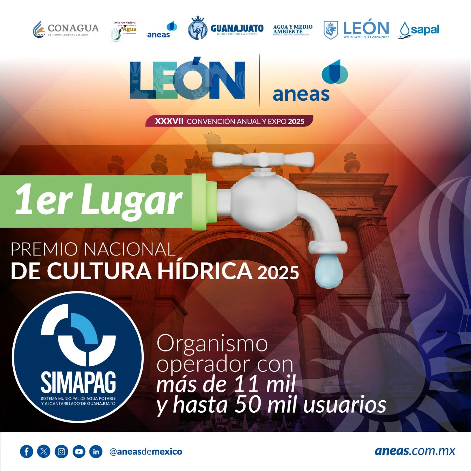 ¡Les presentamos a los ganadores del Premio Nacional de Cultura Hídrica 2025!