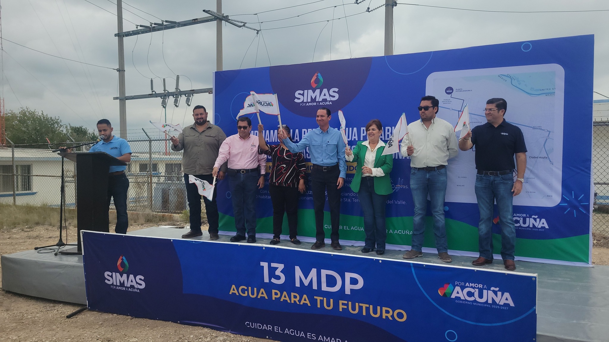 Presidencia Municipal de Acuña a través de SIMAS amplia red de agua potable