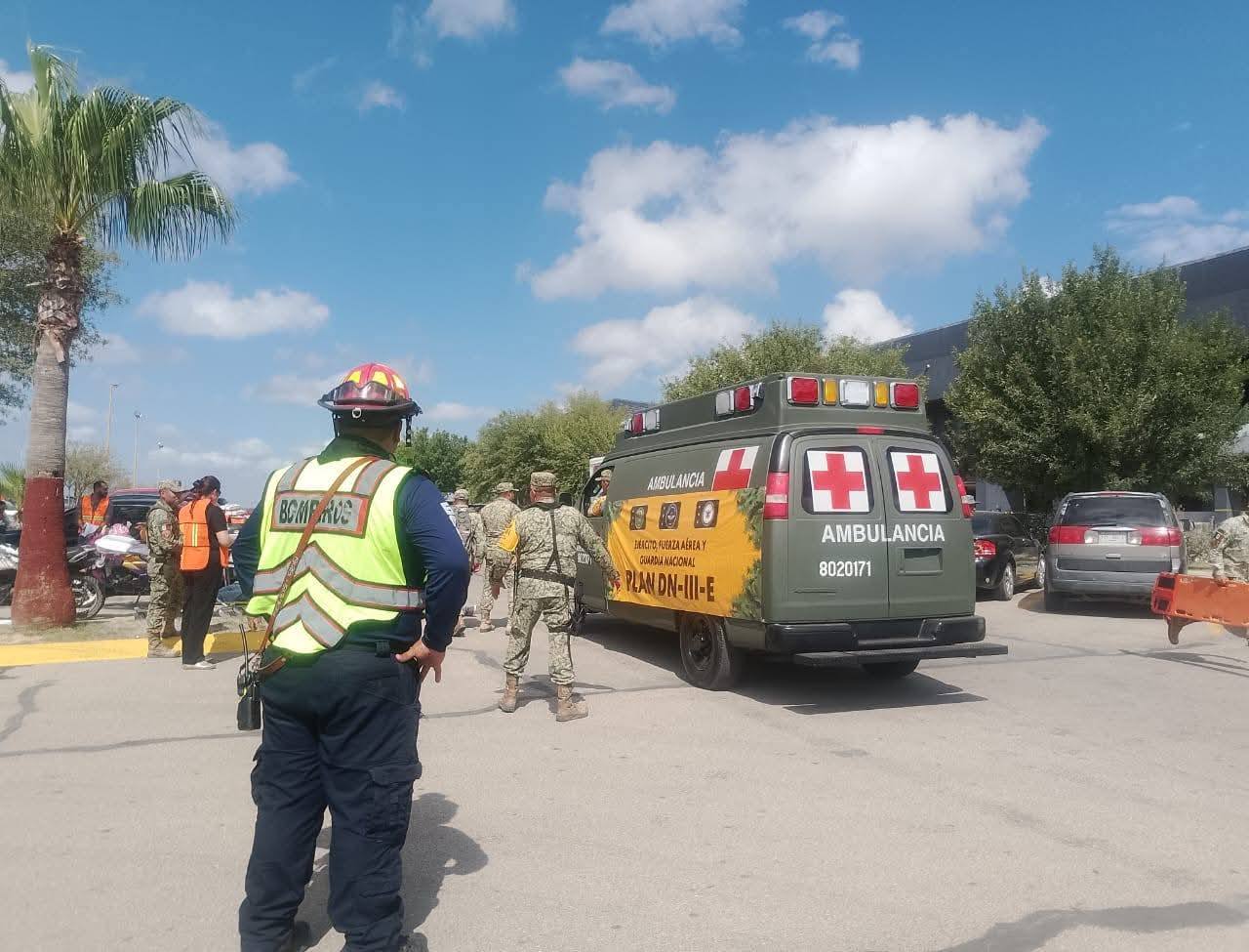 REALIZAN SEGUNDO SIMULACRO NACIONAL EN MUNICIPIO DE ACUÑA, COAHUILA