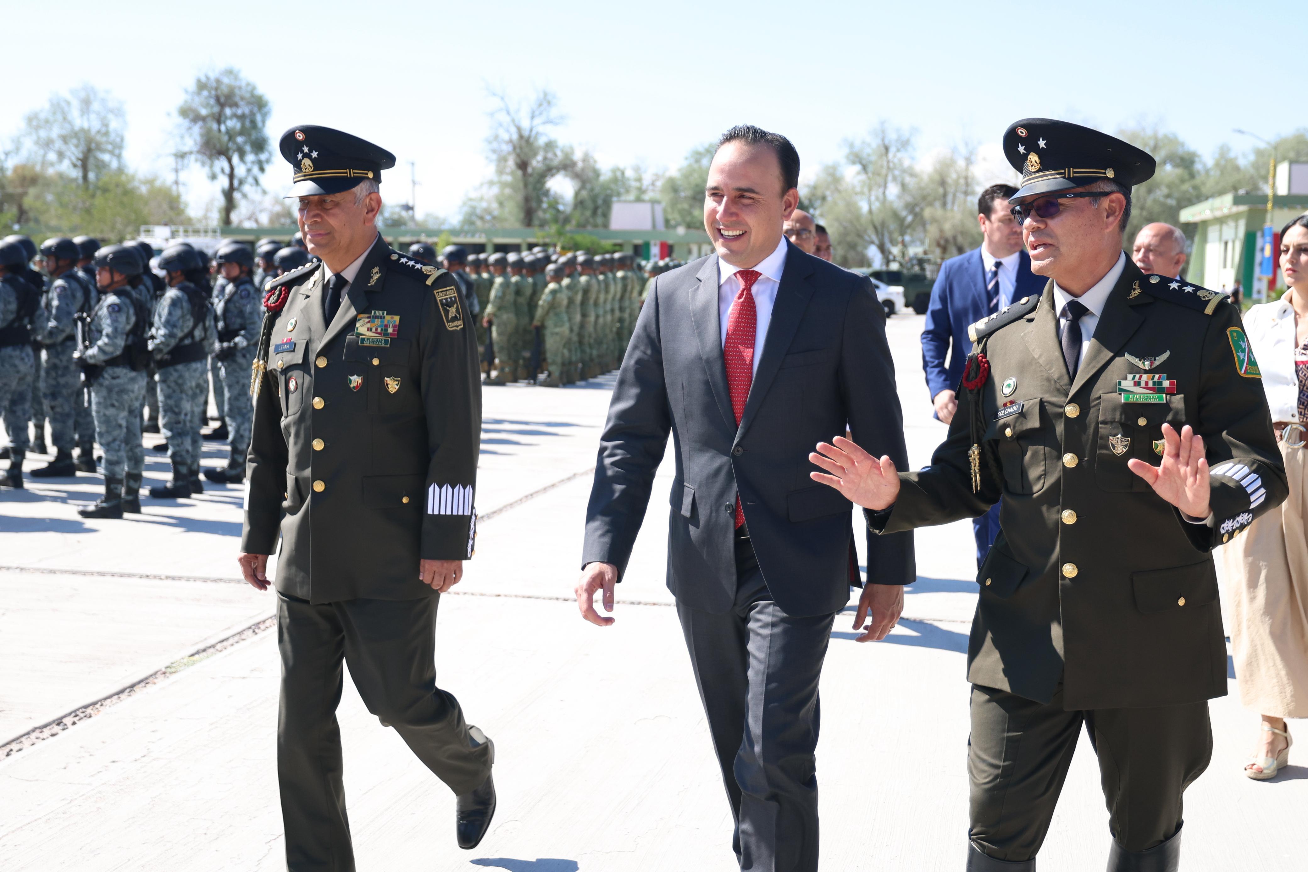 SEGUIREMOS TRABAJANDO CON MUCHA FUERZA CON EL EJÉRCITO MEXICANO: MANOLO