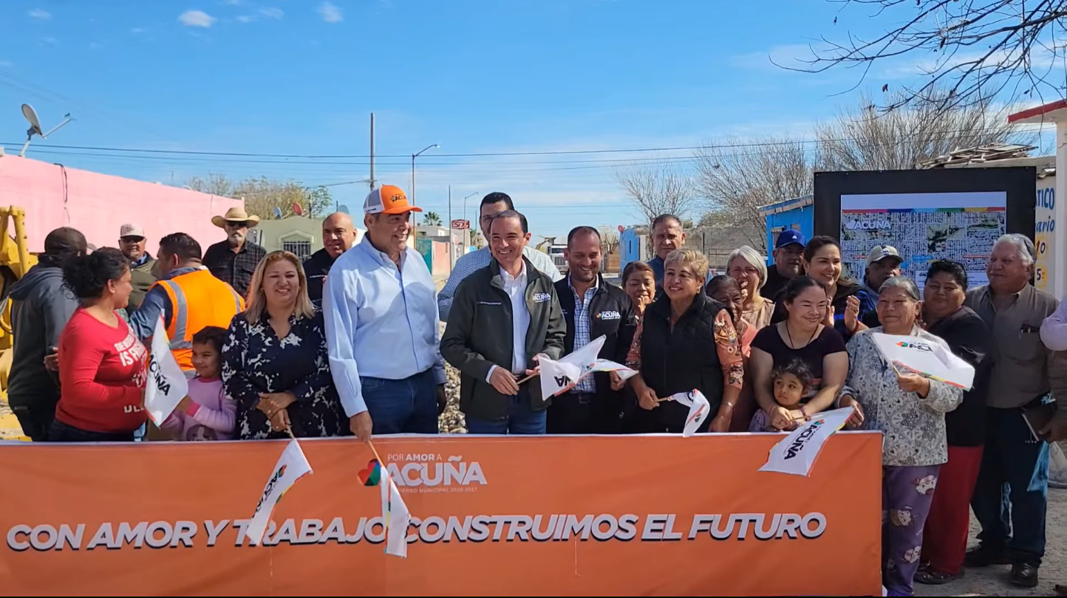 Arranca recio pavimentación en Acuña