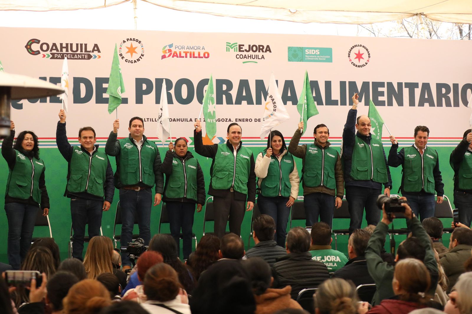 ARRANCAMOS EL GRAN PROGRAMA ALIMENTARIO CON MEJORA COAHUILA: MANOLO