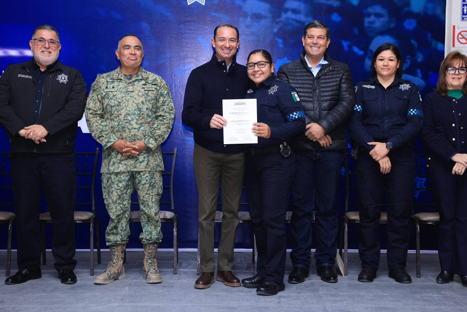 GOBIERNO DE UNIDAD RECONOCE A LA POLICÍA MUNICIPAL POR SU VOCACIÓN Y COMPROMISO