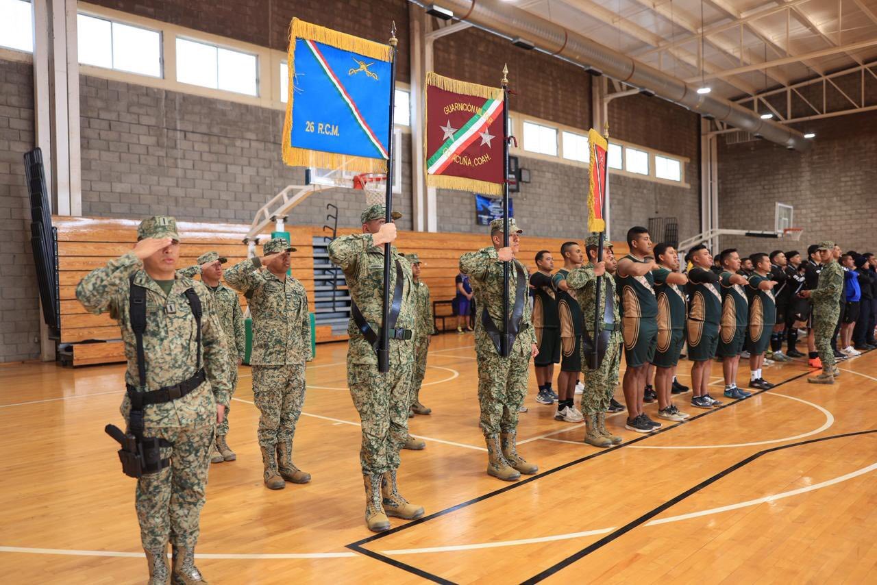 INICIAN EN ACUÑA LAS ACTIVIDADES DEL MES DEL EJÉRCITO MEXICANO Y LA FUERZA AÉREA MEXICANA