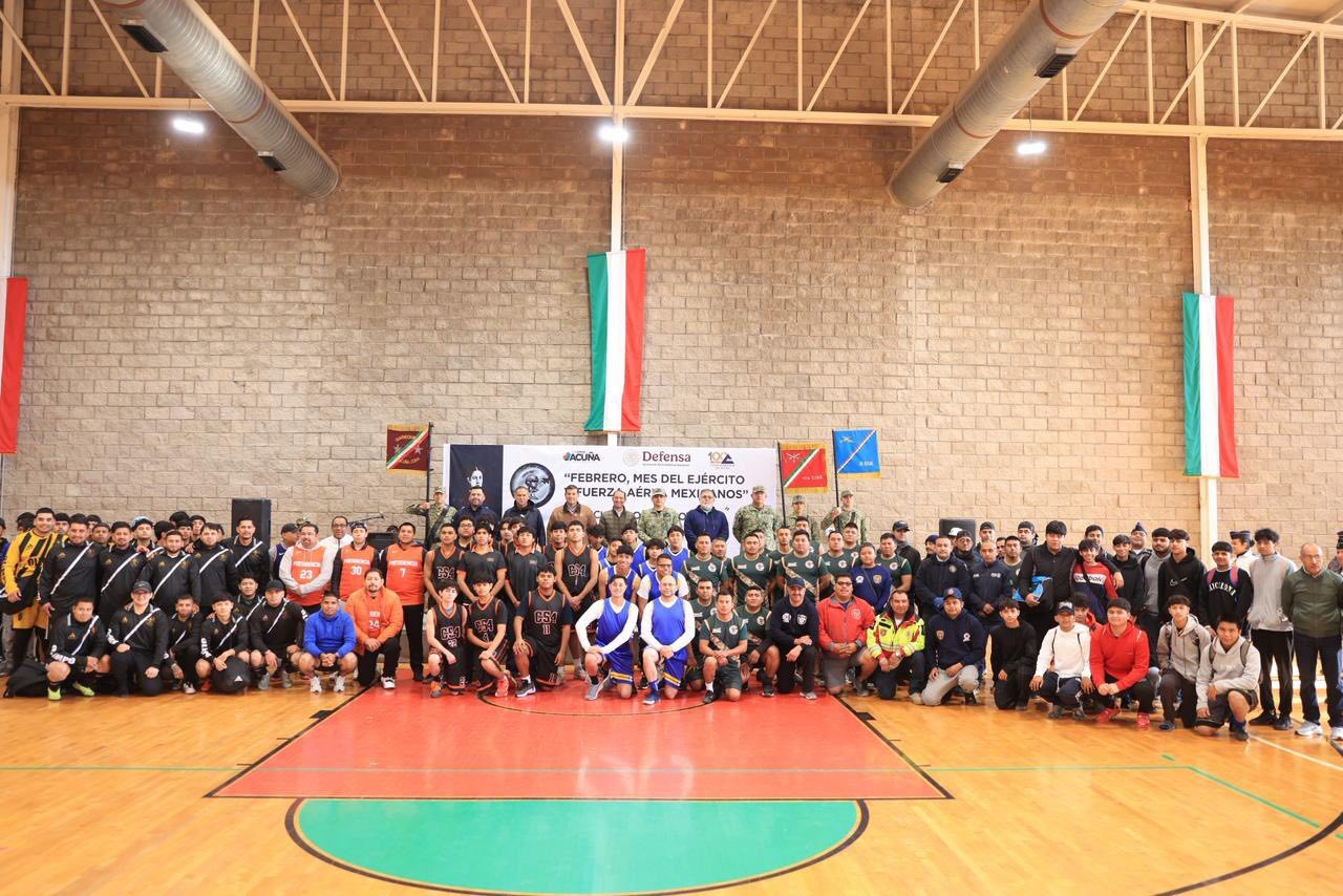 INICIAN EN ACUÑA LAS ACTIVIDADES DEL MES DEL EJÉRCITO MEXICANO Y LA FUERZA AÉREA MEXICANA