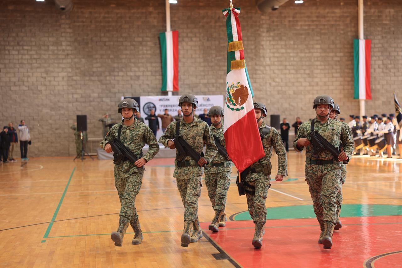 INICIAN EN ACUÑA LAS ACTIVIDADES DEL MES DEL EJÉRCITO MEXICANO Y LA FUERZA AÉREA MEXICANA