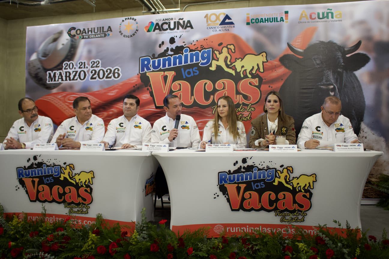 INVITAN A “RUNNING LAS VACAS” EN ACUÑA