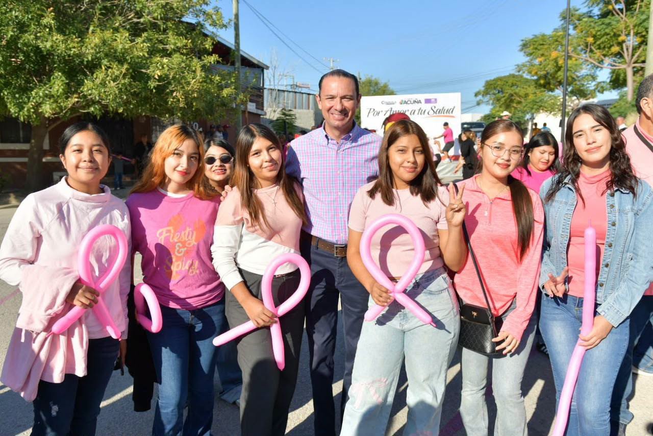 CON RUTA ROSA, ACUÑA FORTALECE LA CONCIENTIZACIÓN SOBRE EL CÁNCER DE MAMA