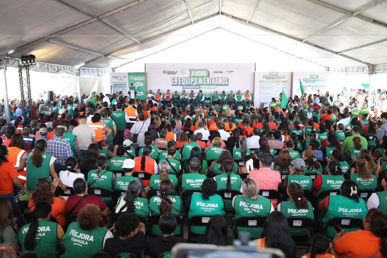 ‘EN EQUIPO LE ENTRAMOS’ LLEGA AL NORTE DE COAHUILA