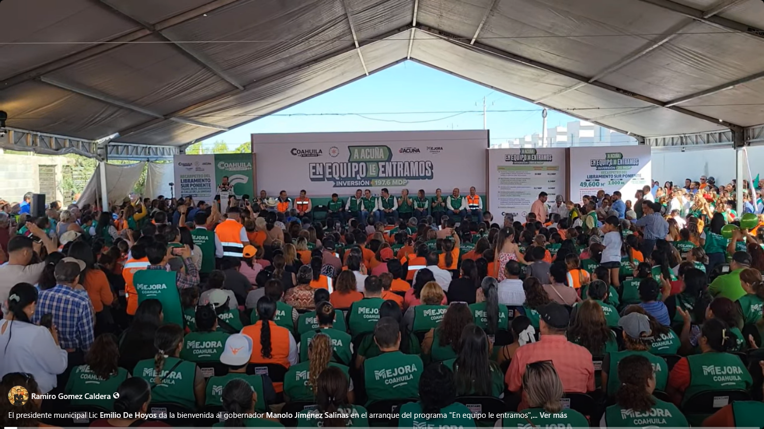 Gobernador y alcalde inauguran primera etapa del libramiento Sur Poniente