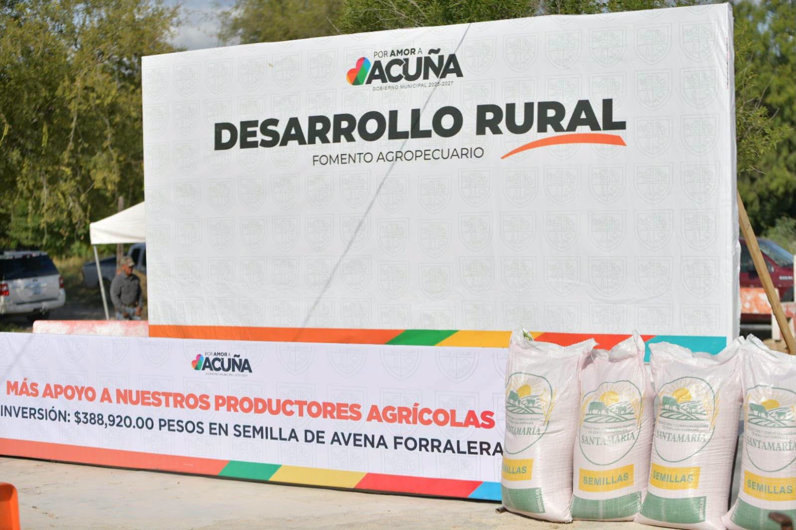 INICIA PROGRAMA DE SEMILLA DE AVENA FORRAJERA EN BENEFICIO DE 59 PRODUCTORES