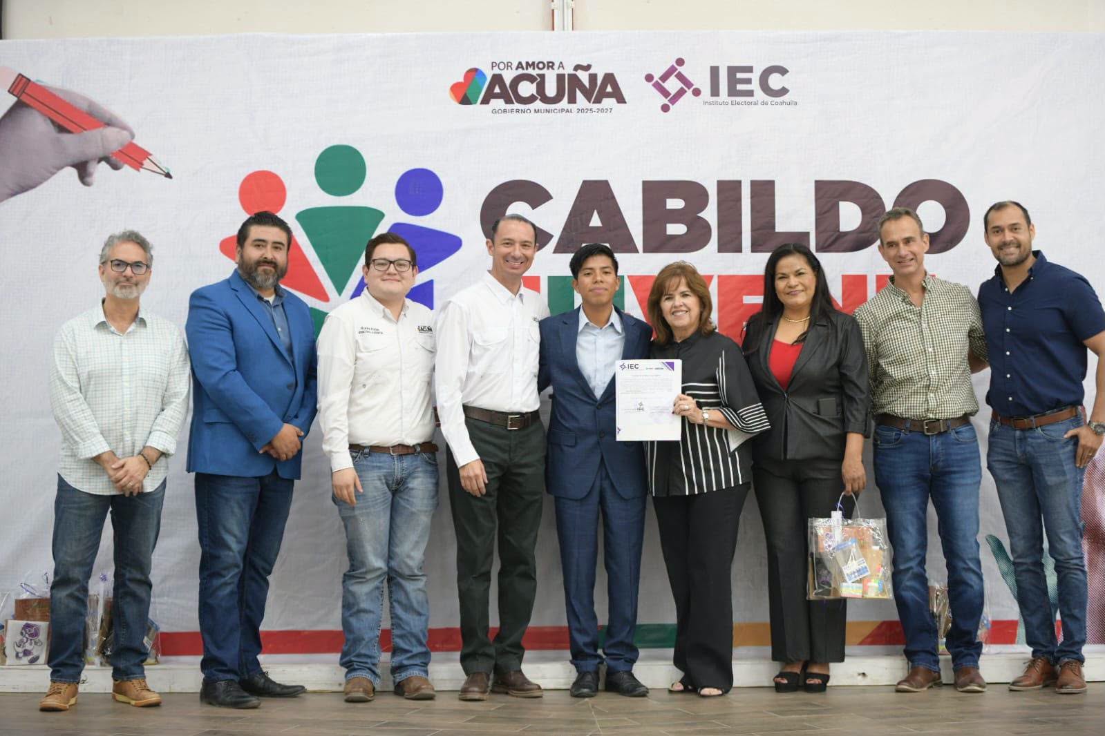 PROMUEVE ACUÑA EL LIDERAZGO Y LA PARTICIPACIÓN DEMOCRÁTICA DE LAS JUVENTUDES