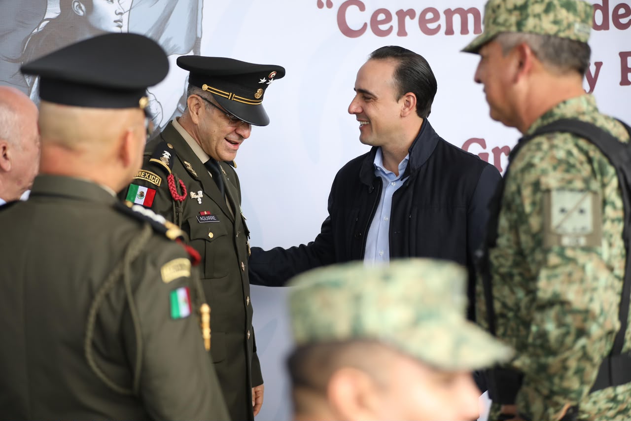 REFRENDA GOBERNADOR COORDINACIÓN CON NUEVO MANDO DE LA XI REGIÓN MILITAR