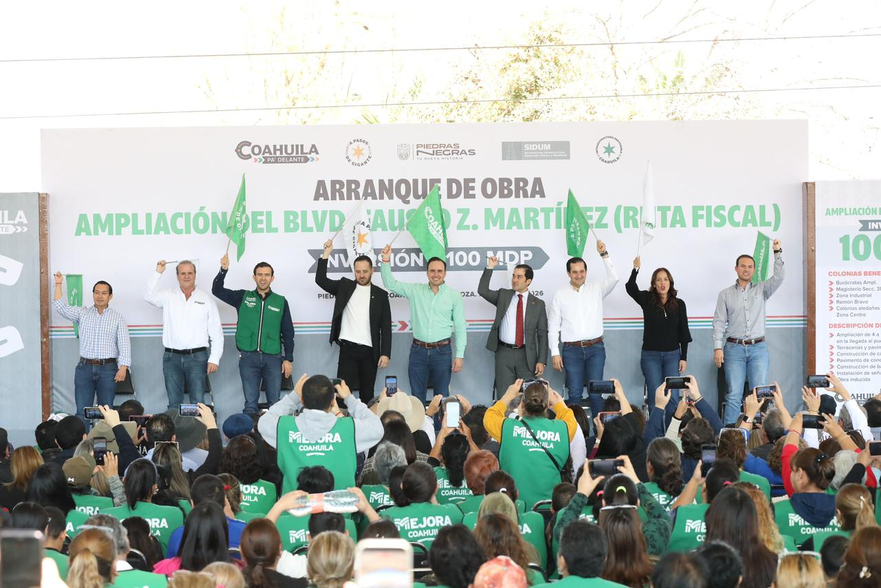 ARRANCAN GRANDES OBRAS EN COAHUILA POR 3 MIL MDP