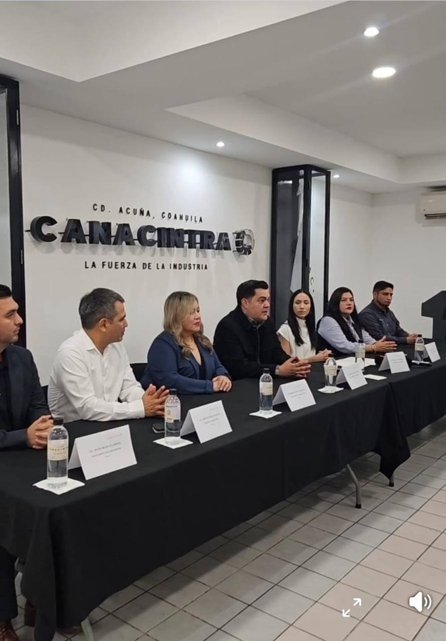 Asume el cargo de presidenta de CANACINTRA Acuña la Lic. Keila García Altamirano