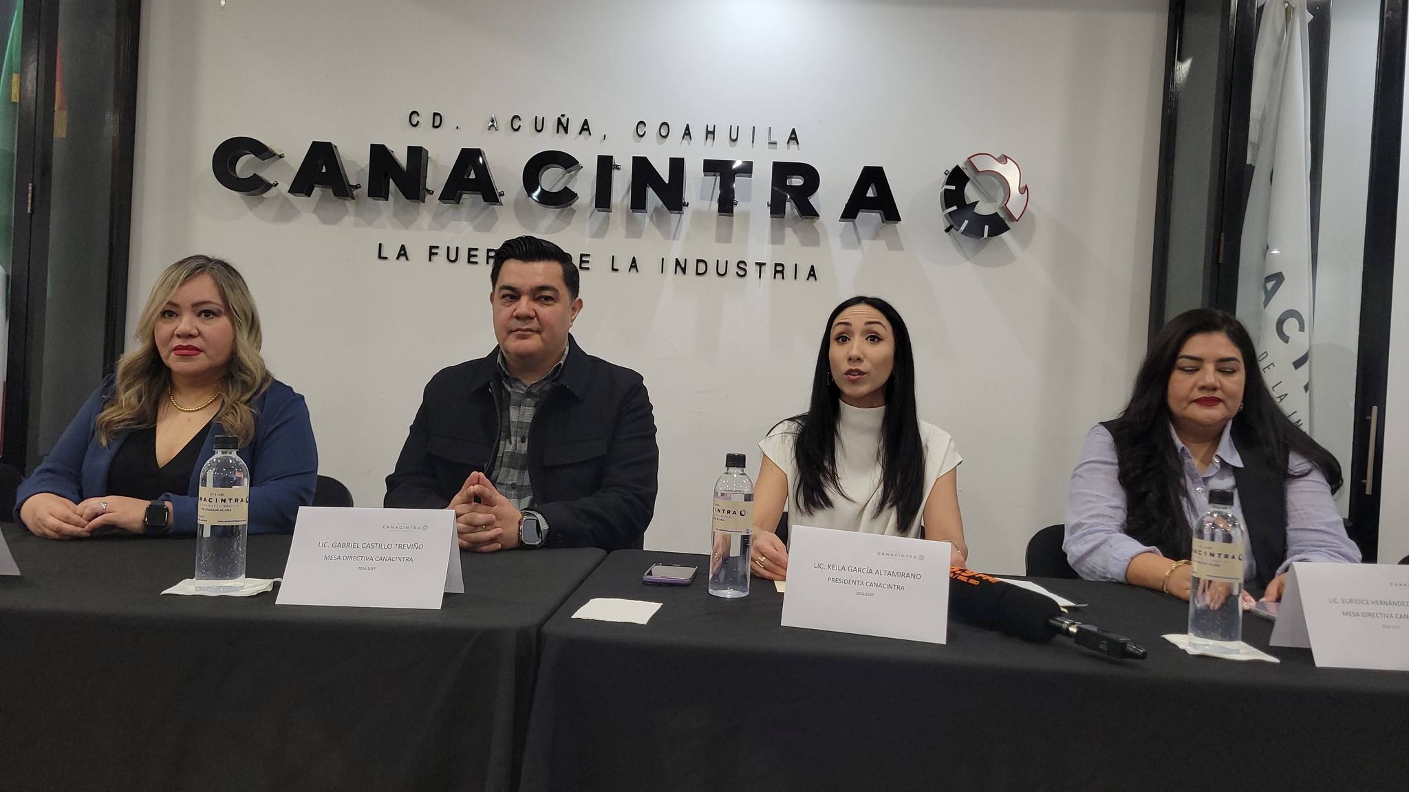 Asume el cargo de presidenta de CANACINTRA Acuña la Lic. Keila García Altamirano