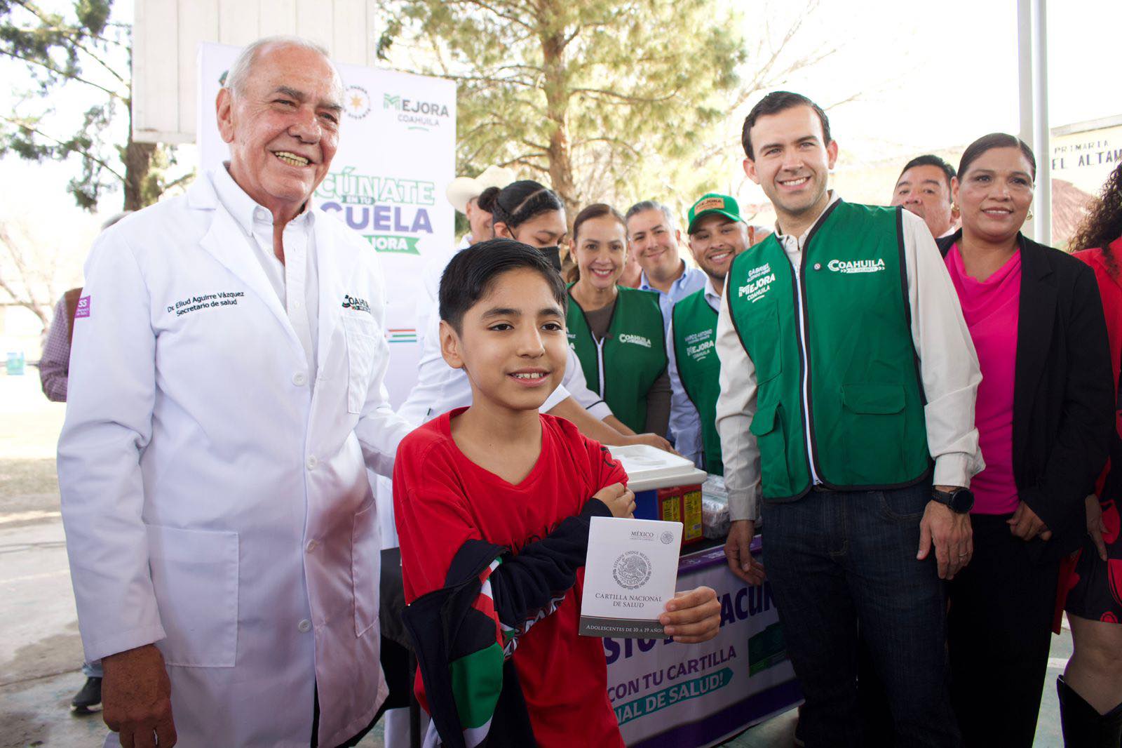 COAHUILA REFUERZA LA SALUD DE LA NIÑEZ CON VACÚNATE EN TU ESCUELA