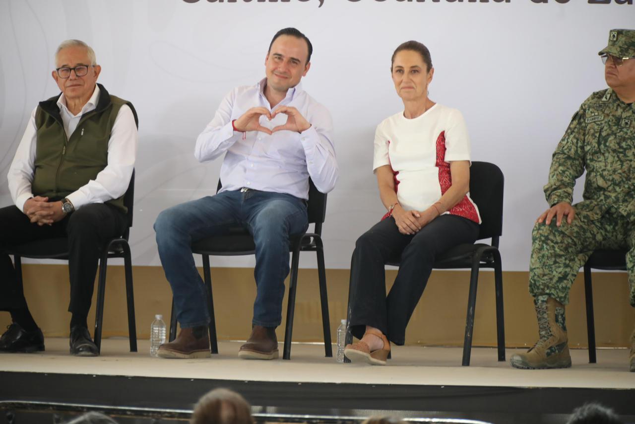 CONCRETA GOBERNADOR GESTIÓN CON LA PRESIDENTA PARA NUEVO HOSPITAL EN SALTILLO