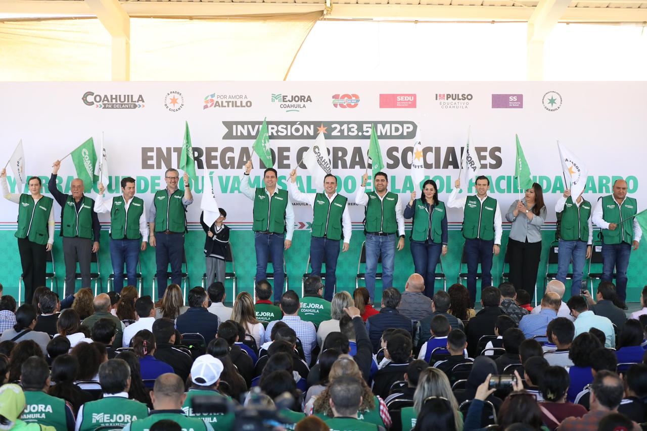 ENTREGAMOS 421 MDP DE INFRAESTRUCTURA EDUCATIVA EN LOS 38 MUNICIPIOS DE COAHUILA: MANOLO