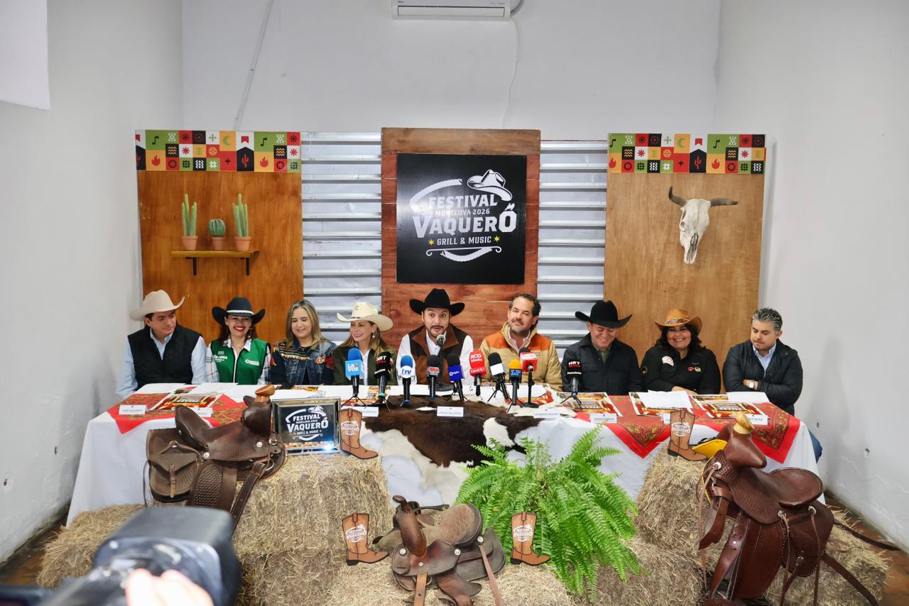INVITAN AL FESTIVAL VAQUERO MONCLOVA 2026 GRILL & MUSIC