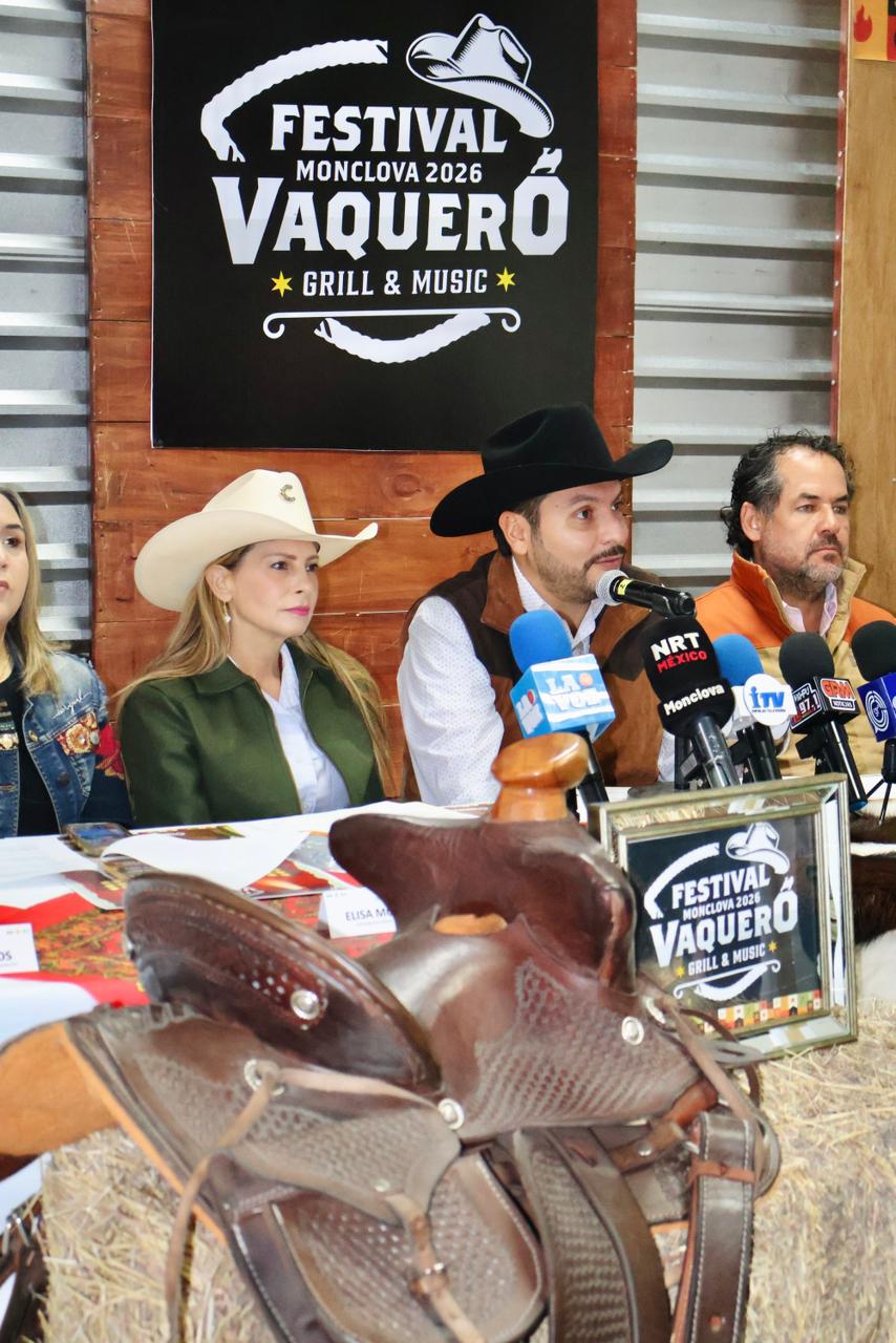 INVITAN AL FESTIVAL VAQUERO MONCLOVA 2026 GRILL & MUSIC