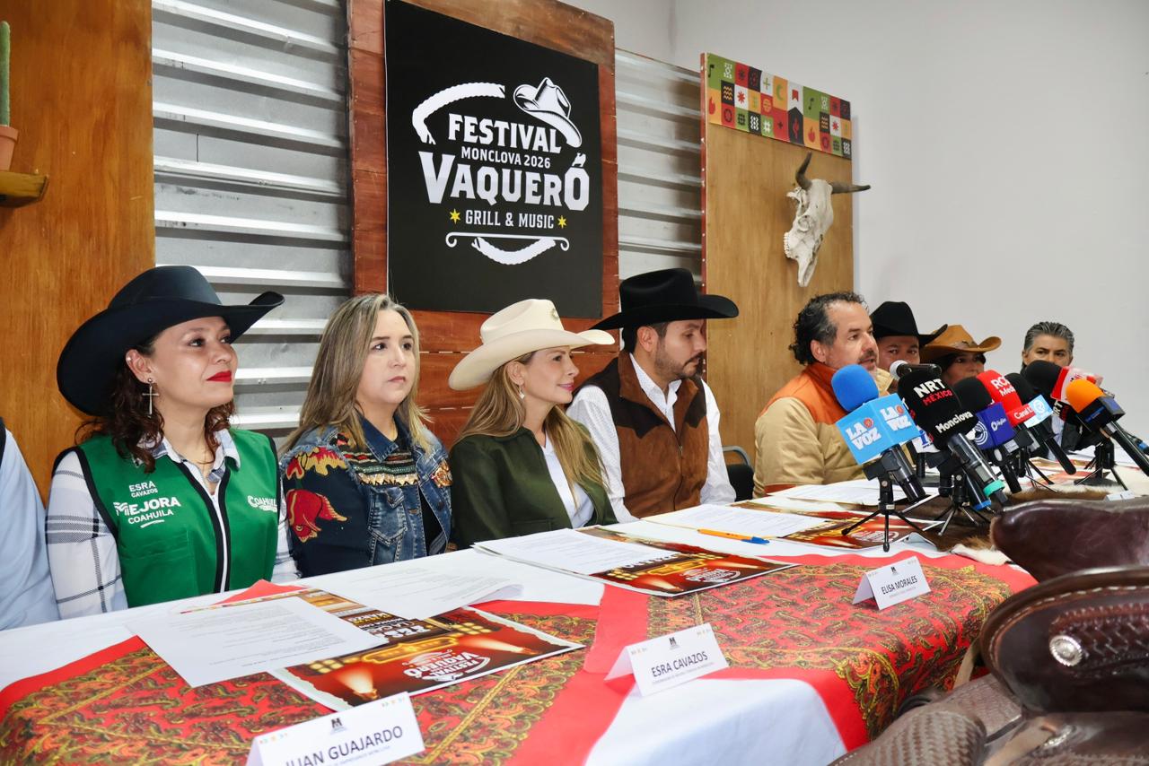 INVITAN AL FESTIVAL VAQUERO MONCLOVA 2026 GRILL & MUSIC