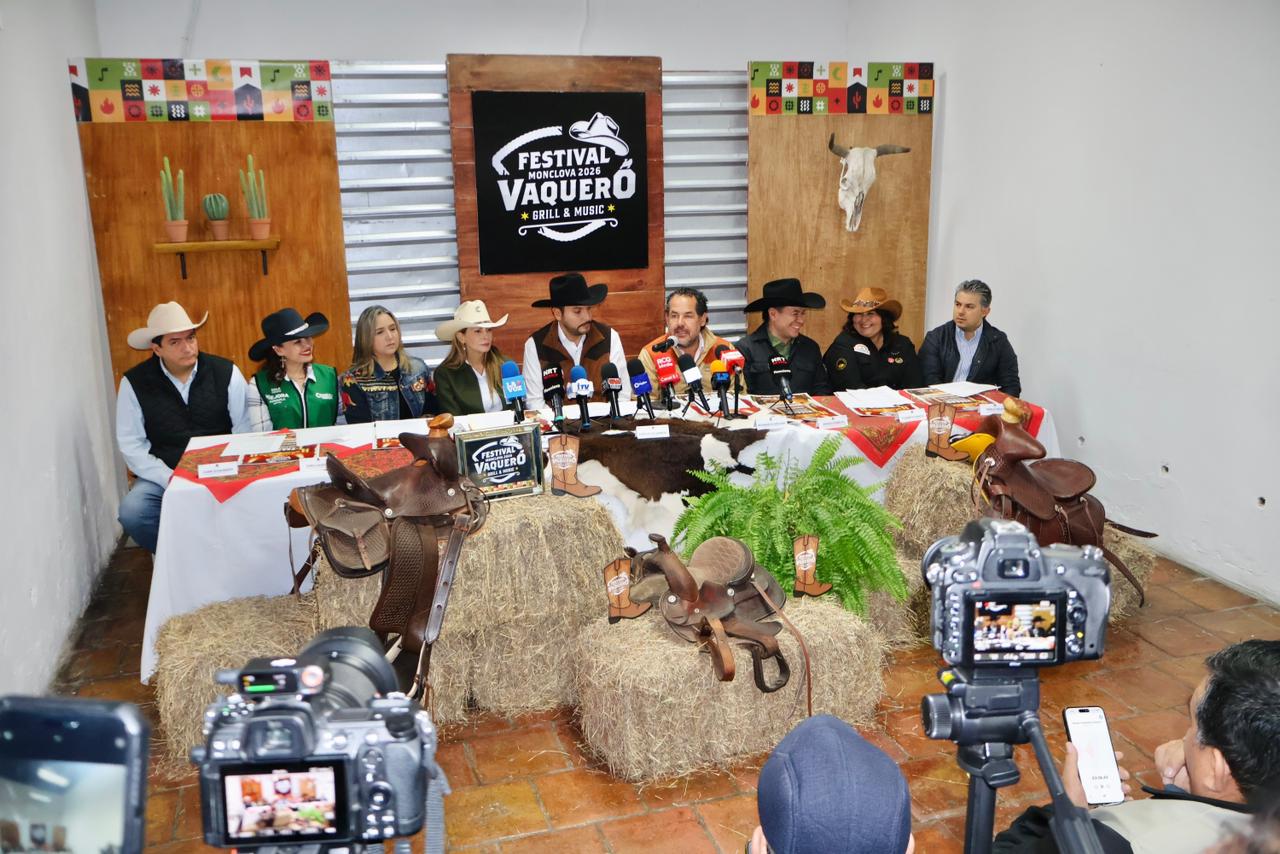 INVITAN AL FESTIVAL VAQUERO MONCLOVA 2026 GRILL & MUSIC