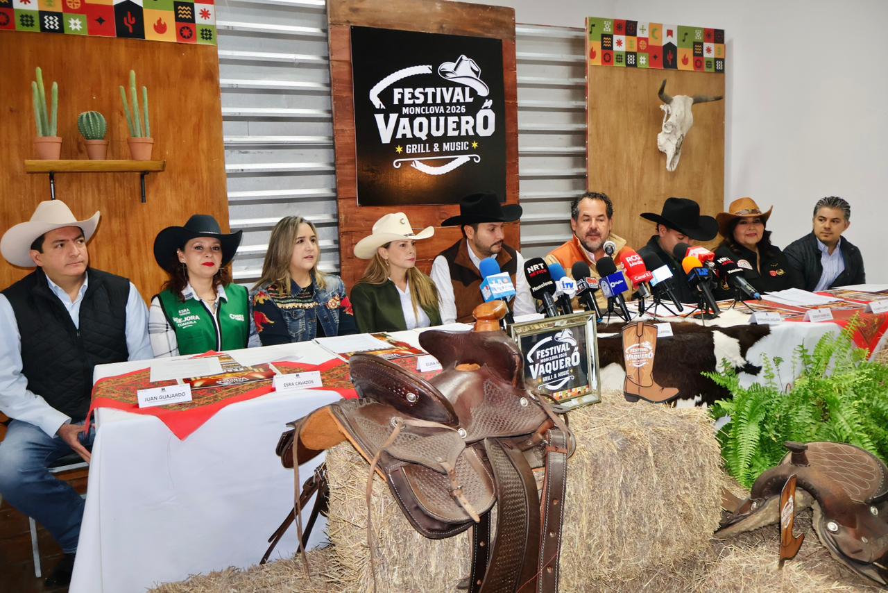 INVITAN AL FESTIVAL VAQUERO MONCLOVA 2026 GRILL & MUSIC