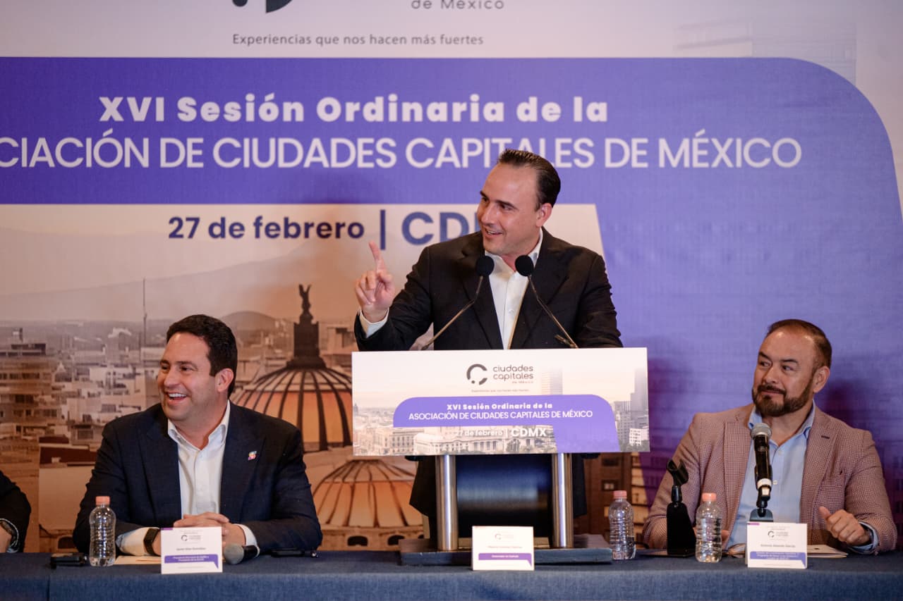 JAVIER DÍAZ LLEGA COMO PRESIDENTE DE LA ASOCIACIÓN DE CIUDADES CAPITALES DE MÉXICO