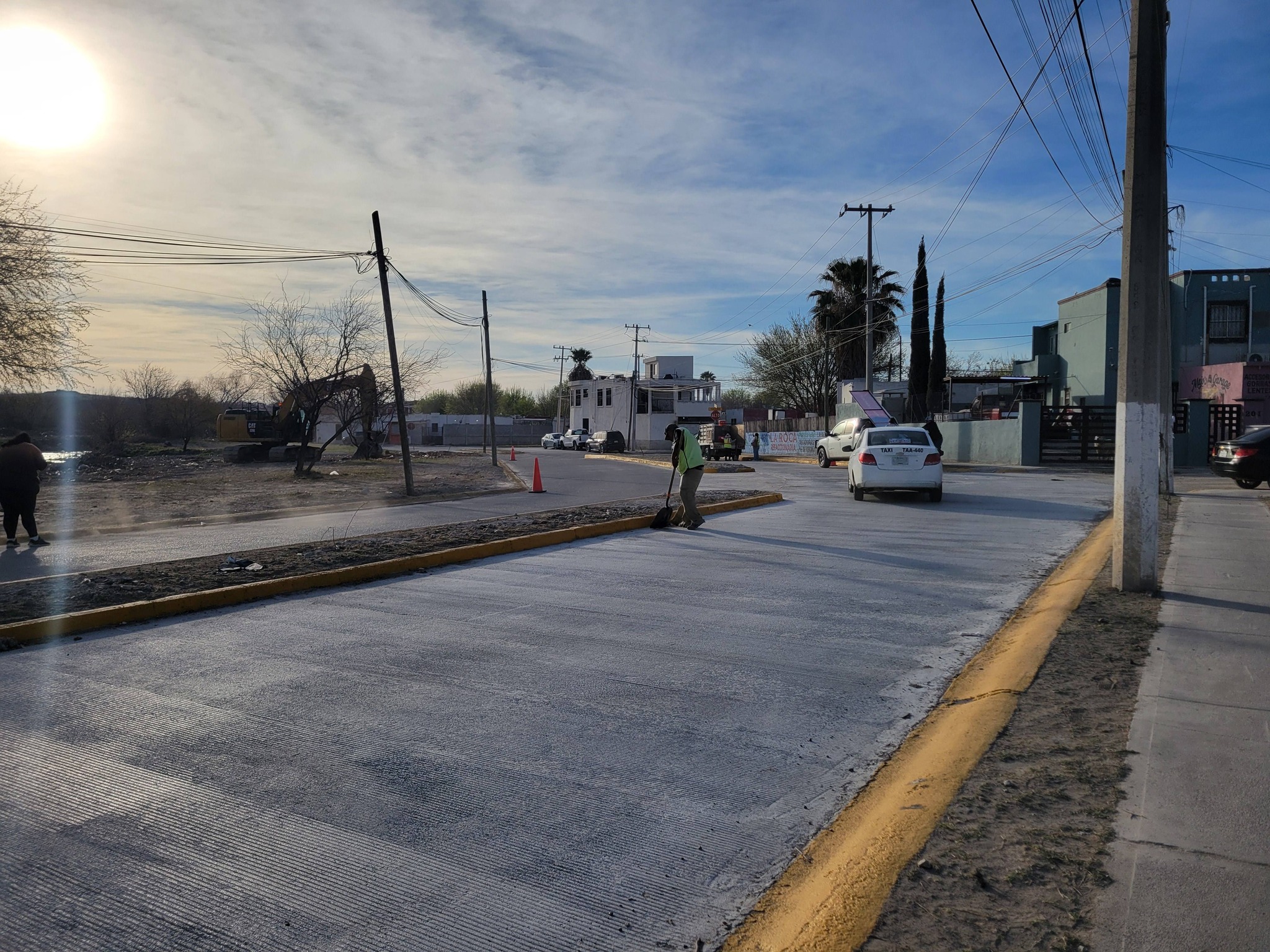 Pavimenta SIMAS calles en Las Aves