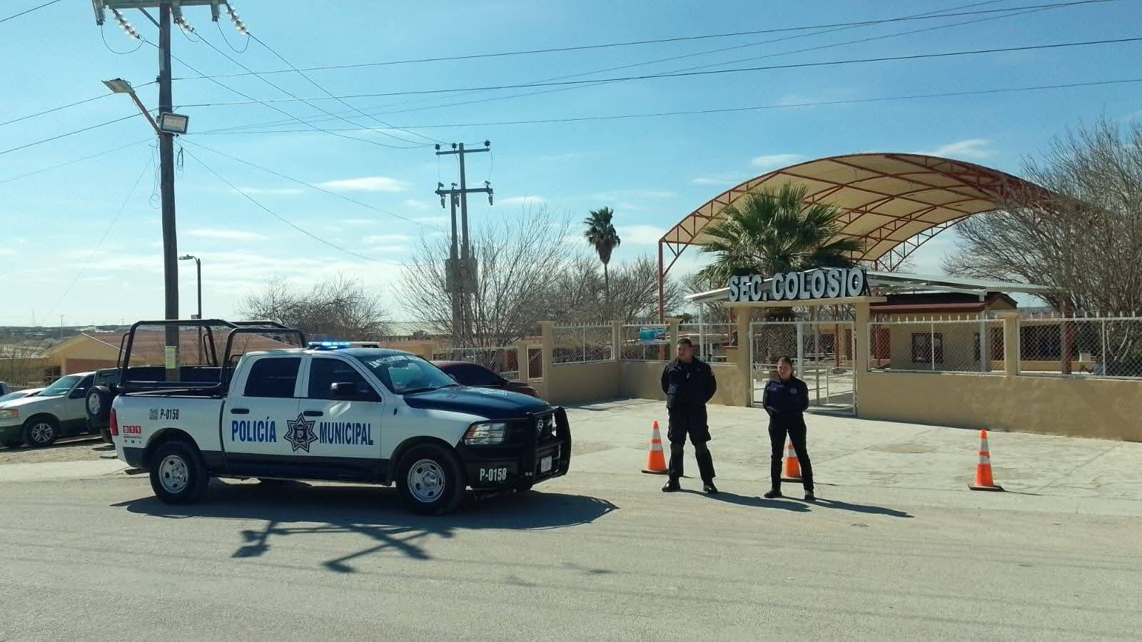 POLICÍA MUNICIPAL REFUERZA VIGILANCIA EN SECUNDARIAS TRAS INCIDENTES ENTRE ALUMNOS
