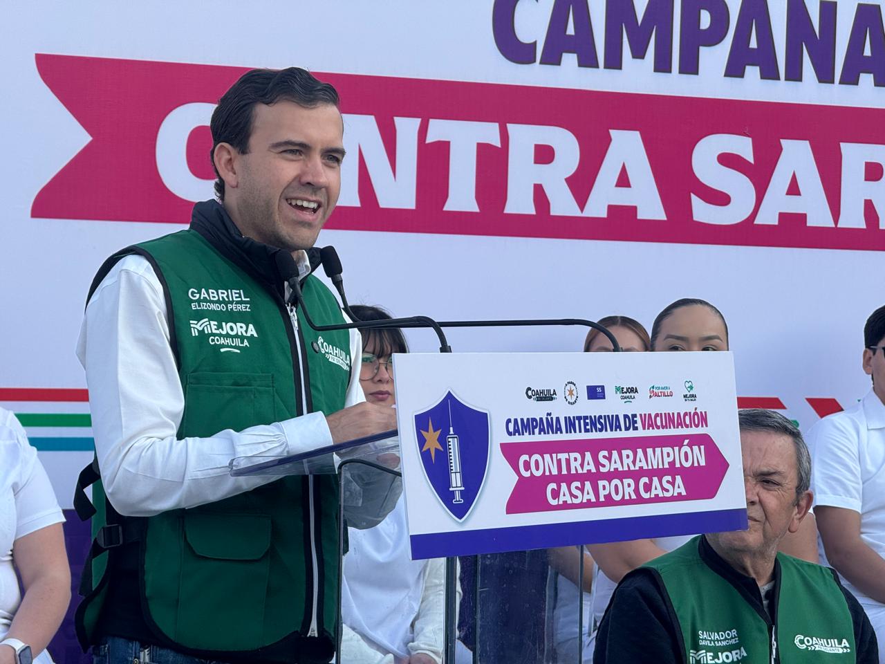 REFUERZA COAHUILA  PREVENCIÓN CONTRA  EL SARAMPIÓN