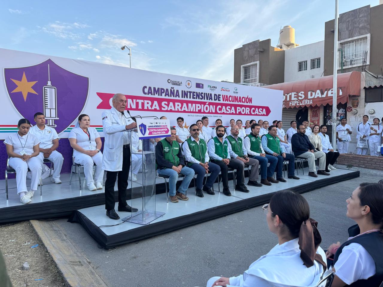 REFUERZA COAHUILA  PREVENCIÓN CONTRA  EL SARAMPIÓN