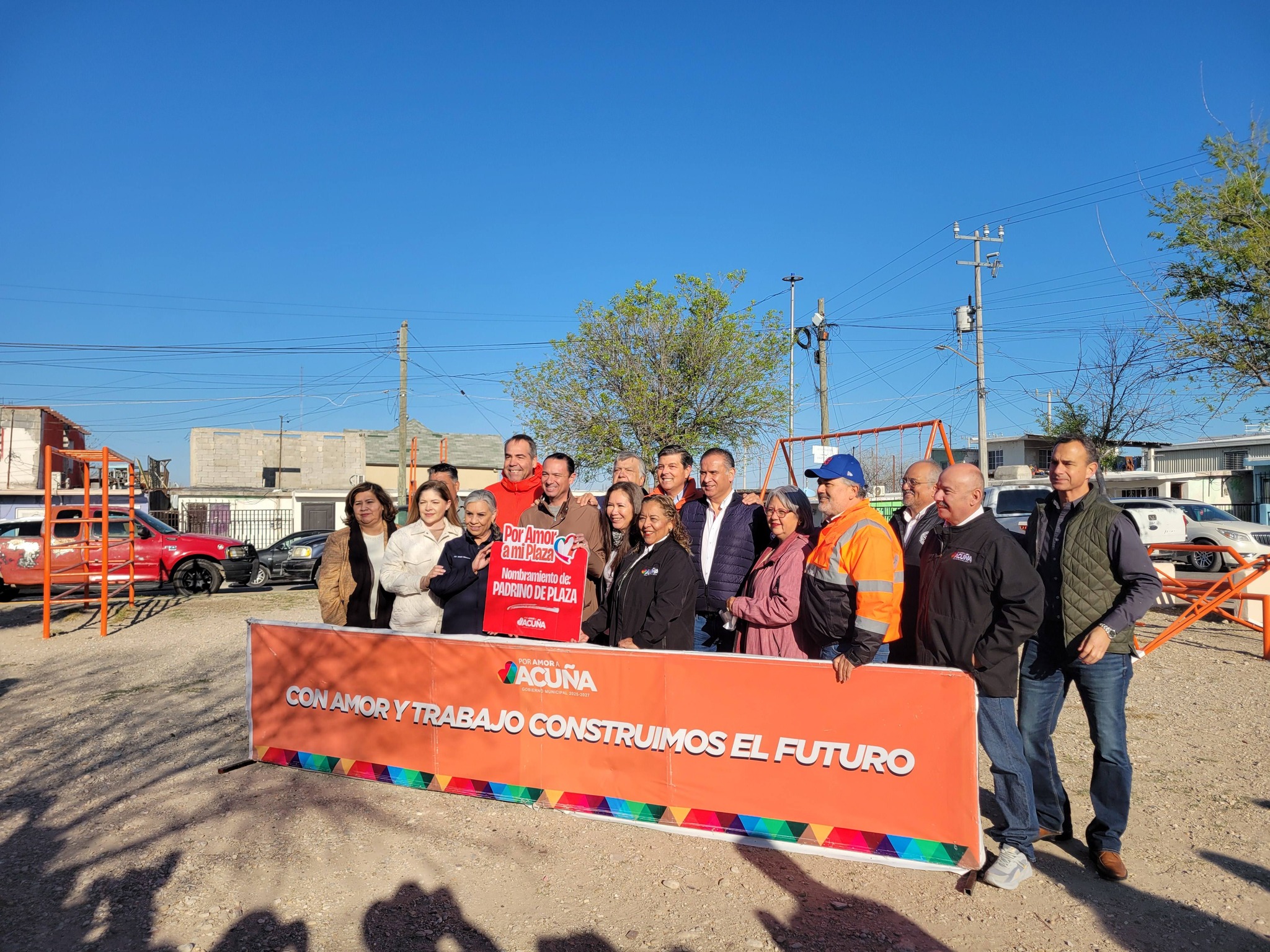 Remodelan plaza en Fraccionamiento INFONAVIT