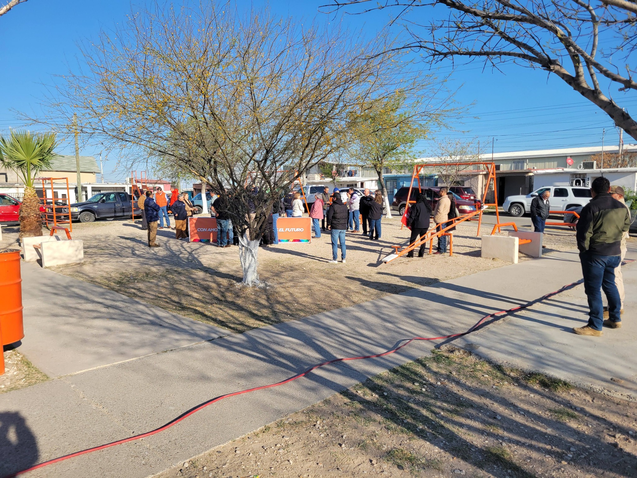 Remodelan plaza en Fraccionamiento INFONAVIT