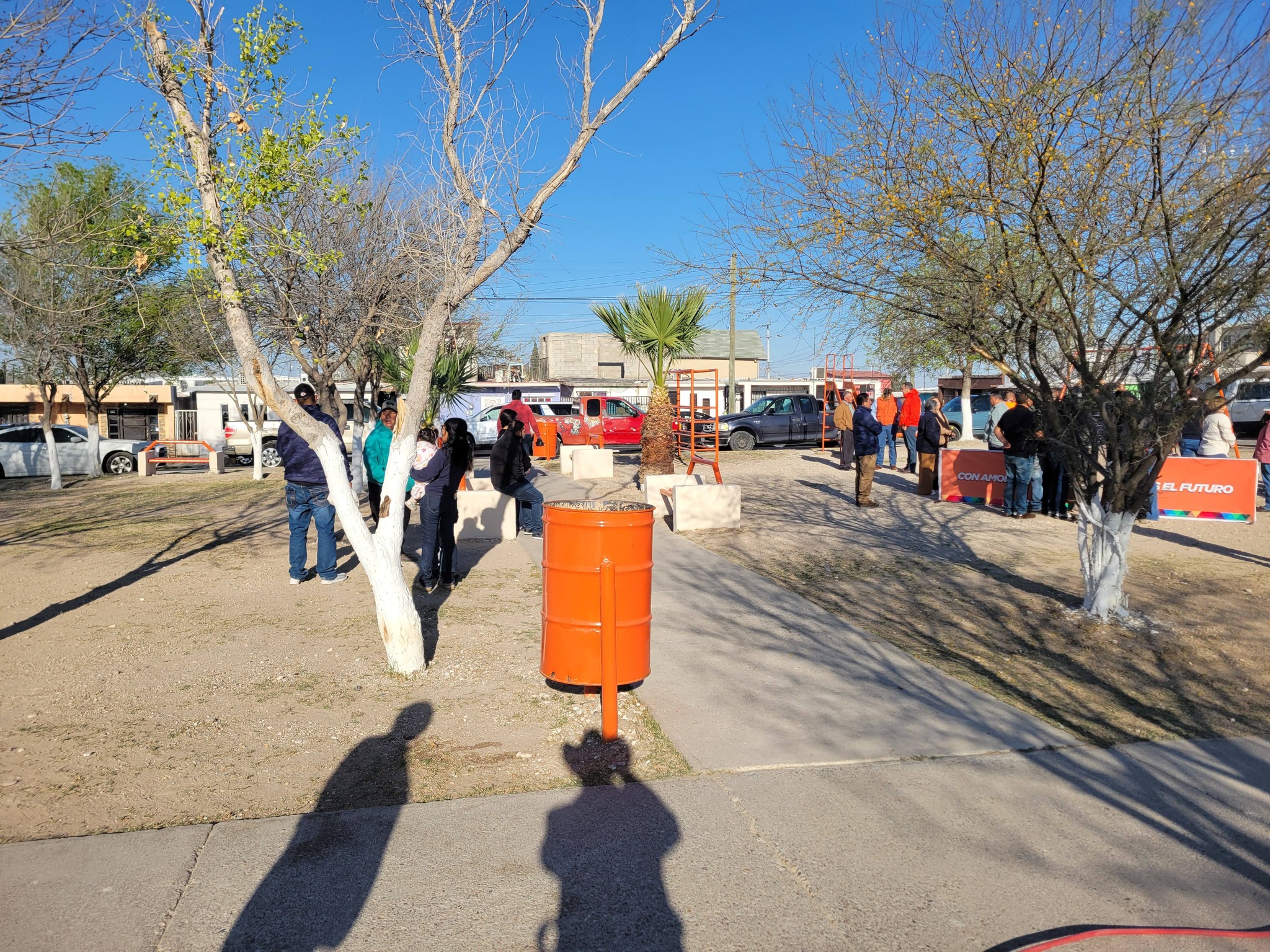 Remodelan plaza en Fraccionamiento INFONAVIT