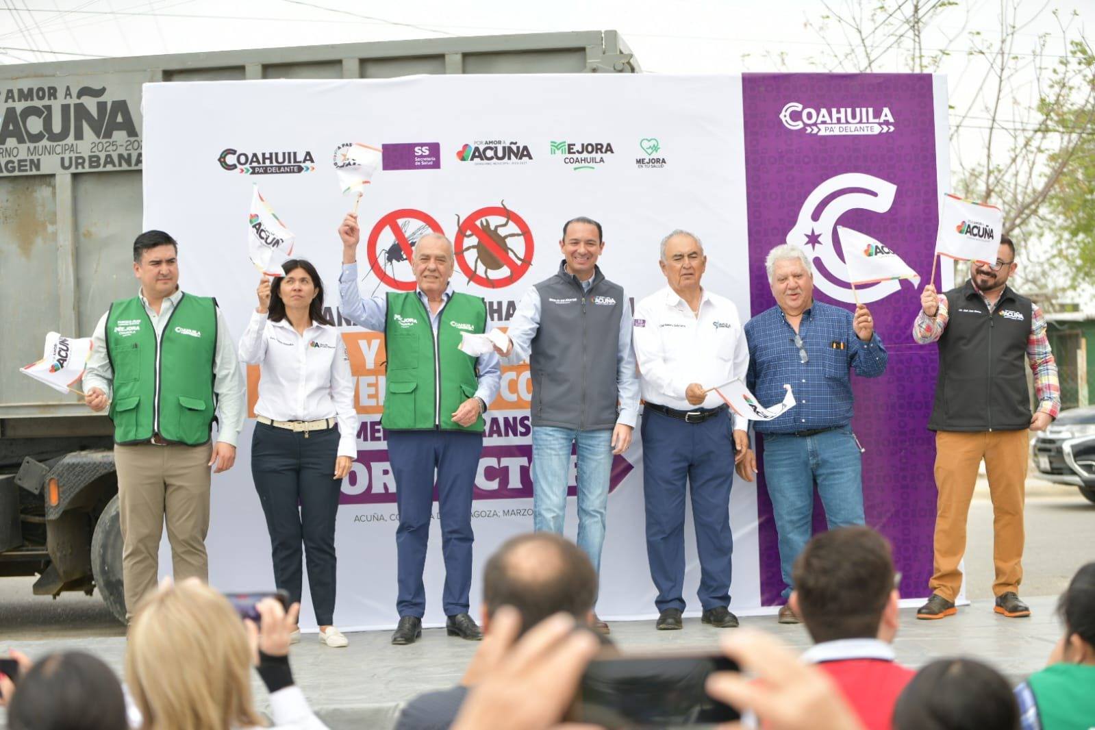 ARRANCA EN ACUÑA CAMPAÑA CONTRA EL DENGUE