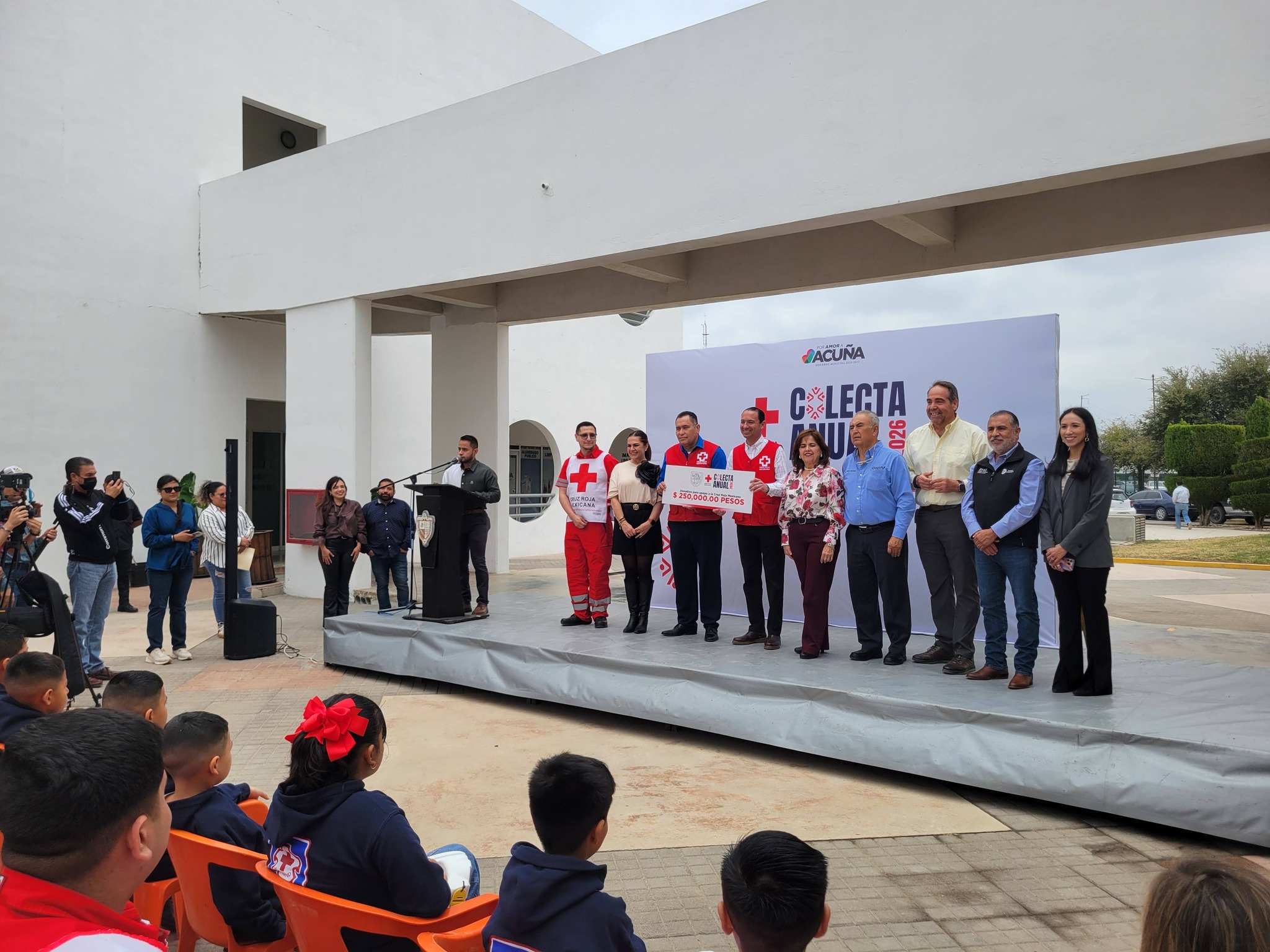 Arranca en Acuña colecta de la Cruz Roja
