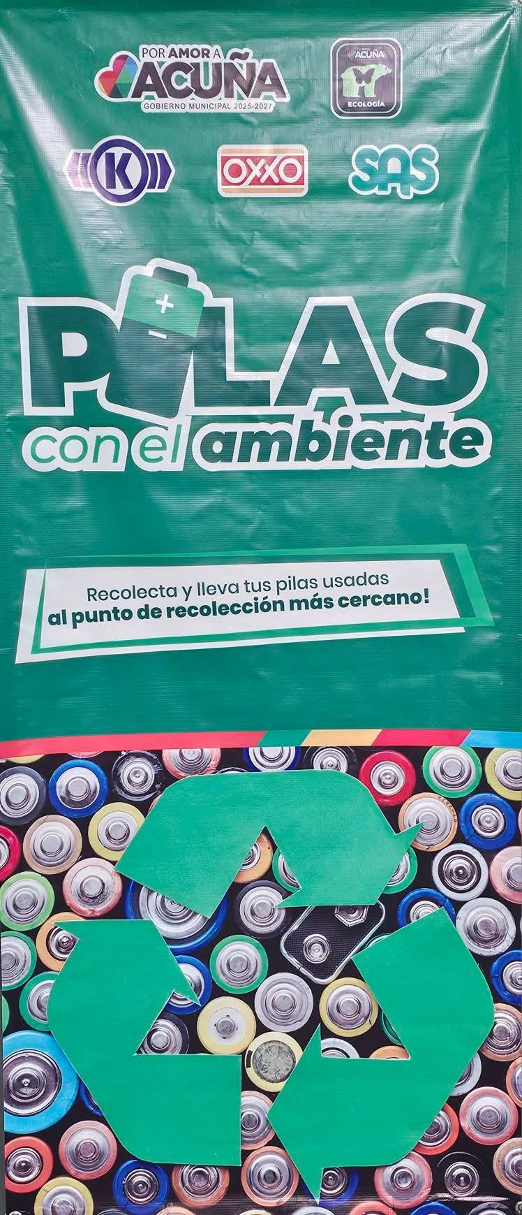Arranca en Acuña el programa “Pilas con el Ambiente”